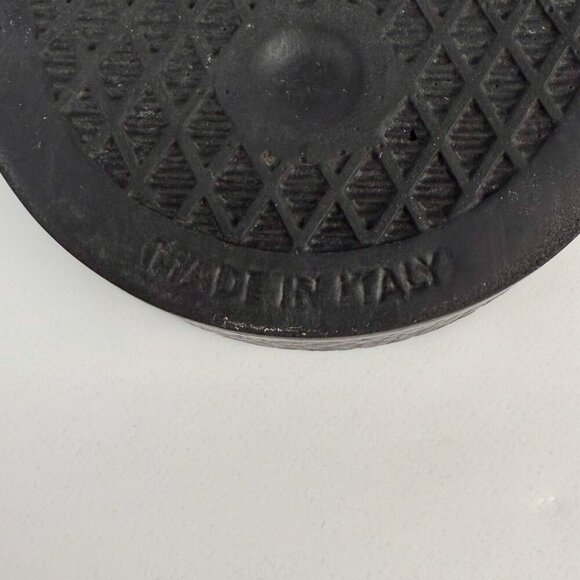 ADIDAS Adilette Y-3 Yohji Yamamoto Leather Black Slide Sandals 22.5cm Size 4 - Picture 6 of 9